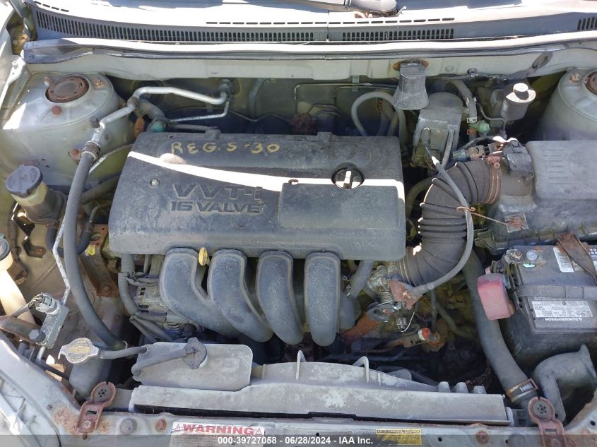 2004 Toyota Corolla Ce/Le/S VIN: 2T1BR32E34C288892 Lot: 39727058