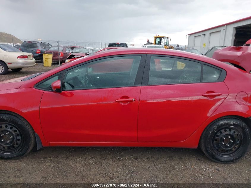 2016 Kia Forte Lx VIN: KNAFK4A64G5588705 Lot: 39727070