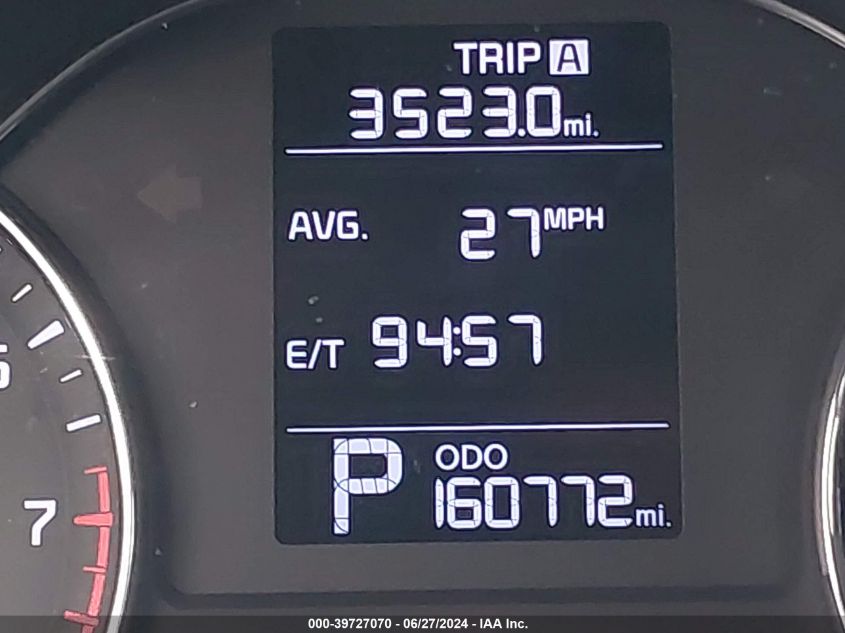 2016 Kia Forte Lx VIN: KNAFK4A64G5588705 Lot: 39727070