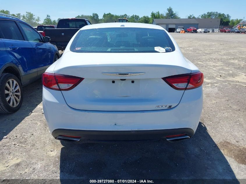 2016 Chrysler 200 S VIN: 1C3CCCBB4GN114167 Lot: 39727080