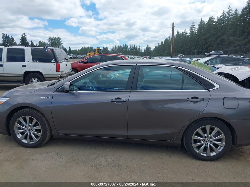 2015 Toyota Camry Hybrid Xle VIN: 4T1BD1FK7FU159011 Lot: 39727087