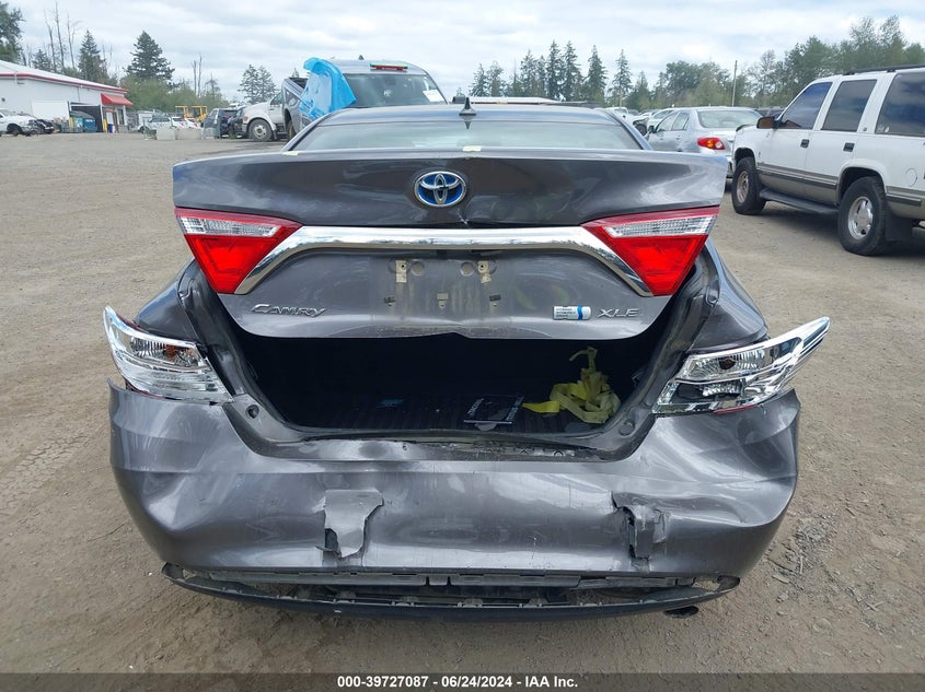 2015 Toyota Camry Hybrid Xle VIN: 4T1BD1FK7FU159011 Lot: 39727087