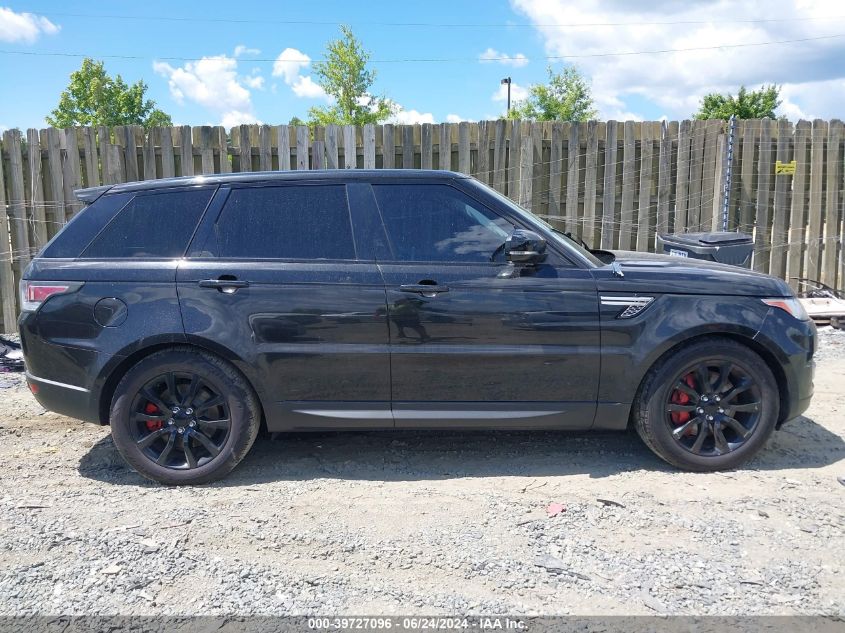 2015 Land Rover Range Rover Sport 5.0L V8 Supercharged VIN: SALWR2TF6FA512966 Lot: 39727096