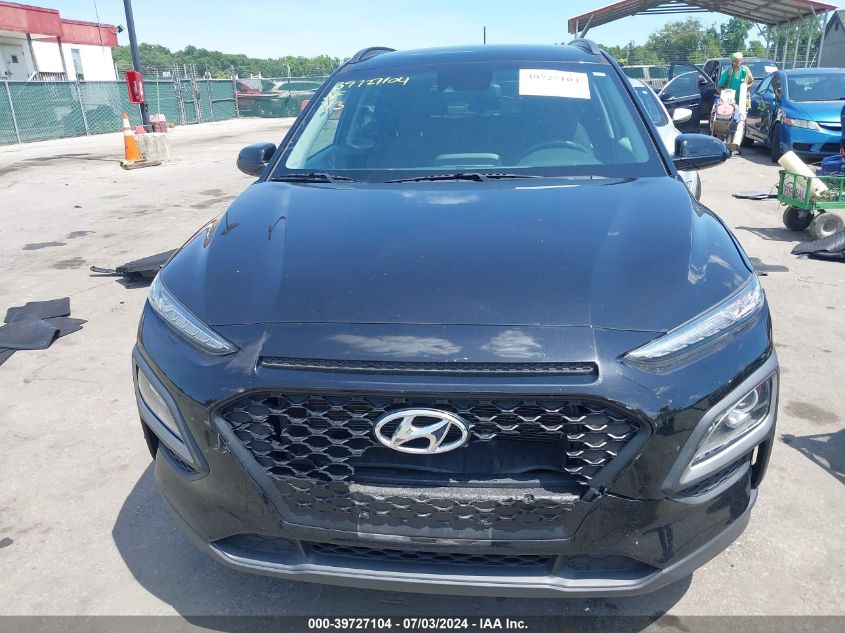 2020 Hyundai Kona Sel VIN: KM8K22AAXLU433887 Lot: 39727104