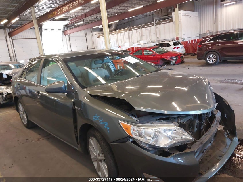 2013 Toyota Camry Hybrid Xle VIN: 4T1BD1FK6DU072827 Lot: 39727117