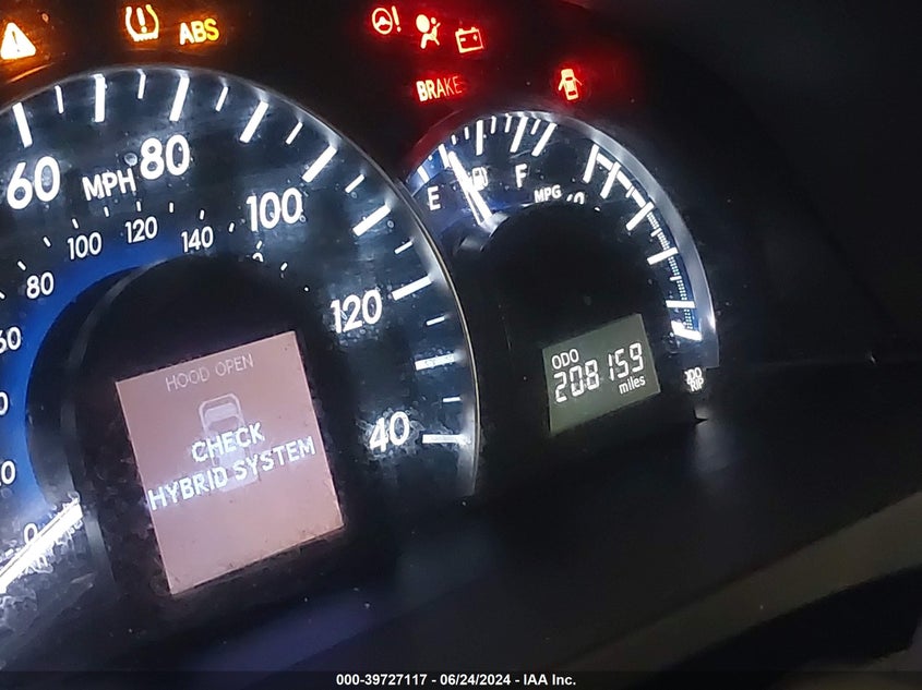 2013 Toyota Camry Hybrid Xle VIN: 4T1BD1FK6DU072827 Lot: 39727117