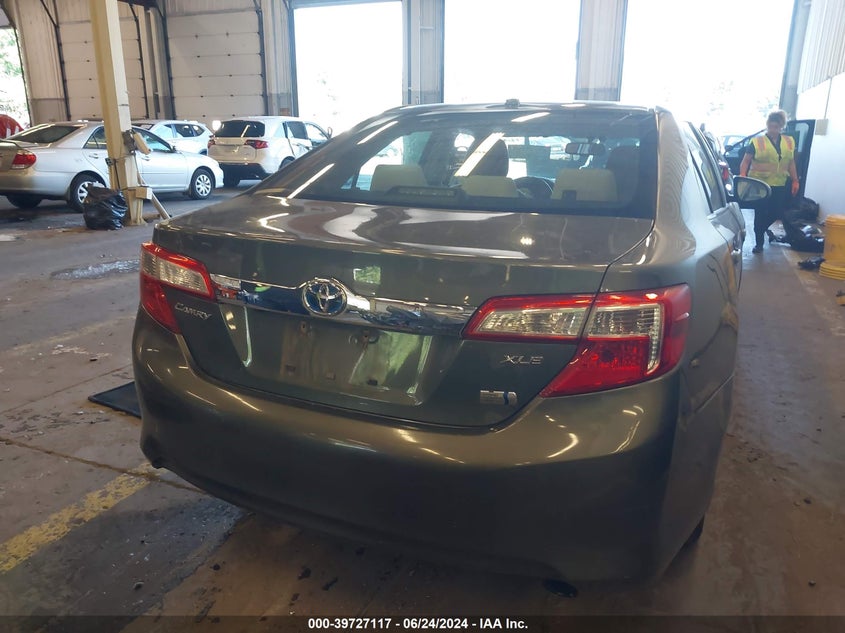 2013 Toyota Camry Hybrid Xle VIN: 4T1BD1FK6DU072827 Lot: 39727117
