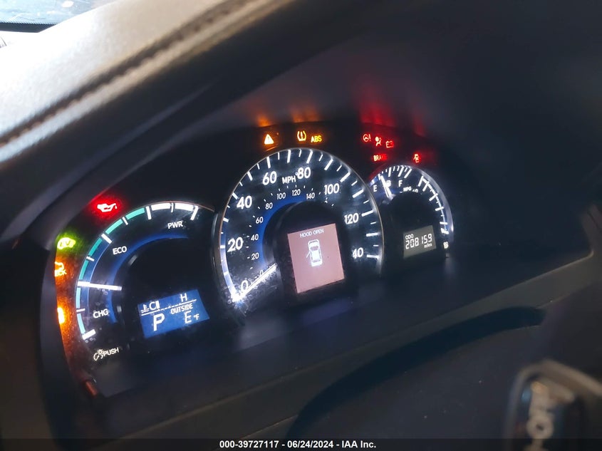 2013 Toyota Camry Hybrid Xle VIN: 4T1BD1FK6DU072827 Lot: 39727117