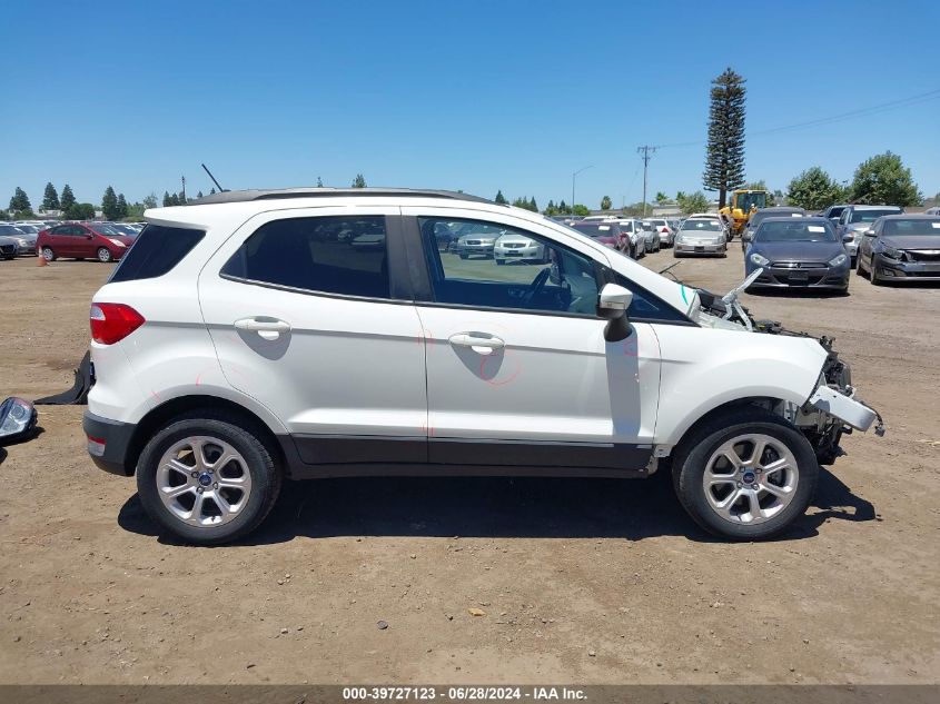 2019 Ford Ecosport Se VIN: MAJ3S2GEXKC308076 Lot: 39727123