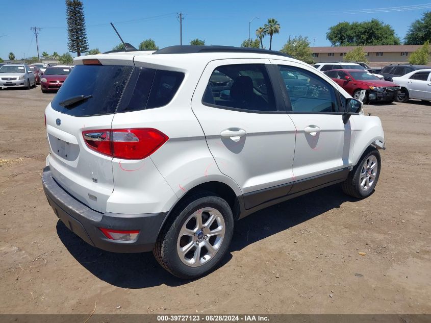 2019 Ford Ecosport Se VIN: MAJ3S2GEXKC308076 Lot: 39727123