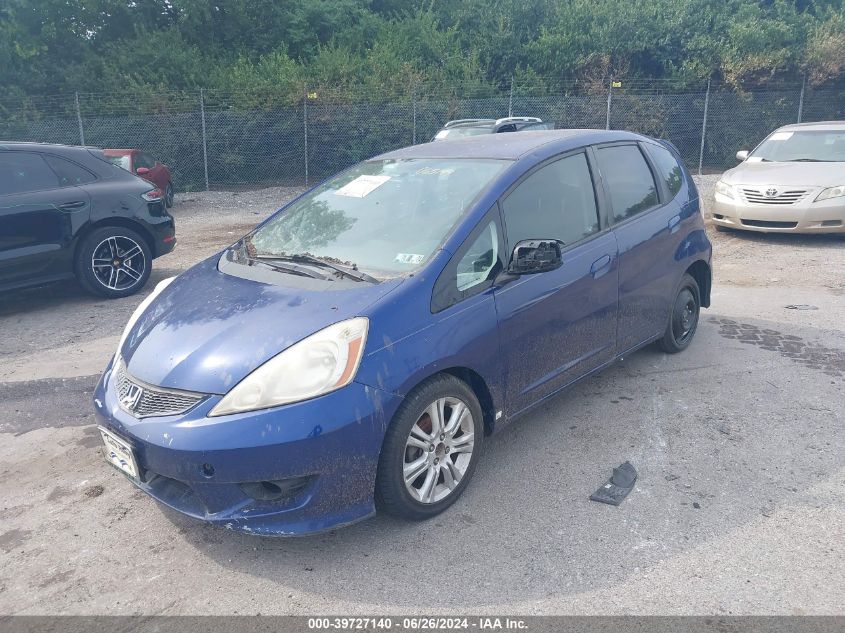 2009 Honda Fit Sport VIN: JHMGE88419S065199 Lot: 39727140