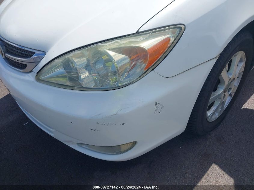 2004 Toyota Camry Le/Se/Xle VIN: JTDBE30K540287807 Lot: 39727142