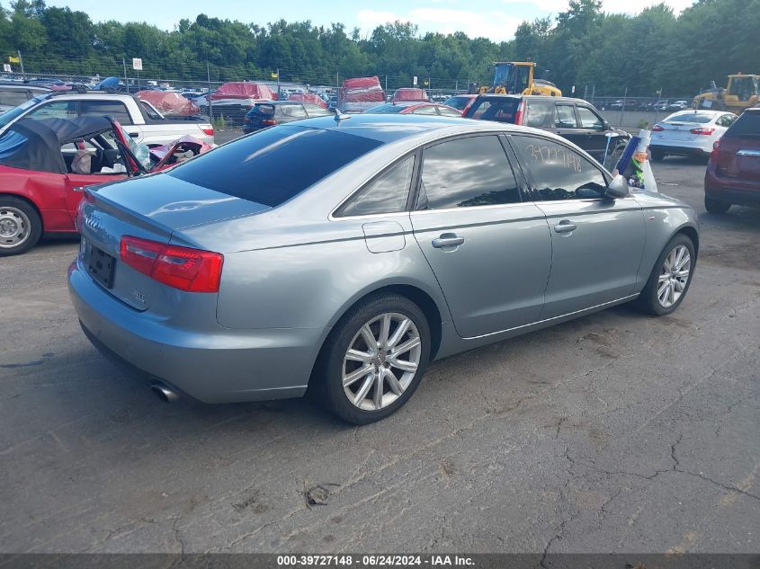 2013 Audi A6 3.0T Premium VIN: WAUGGAFC9DN020562 Lot: 39727148