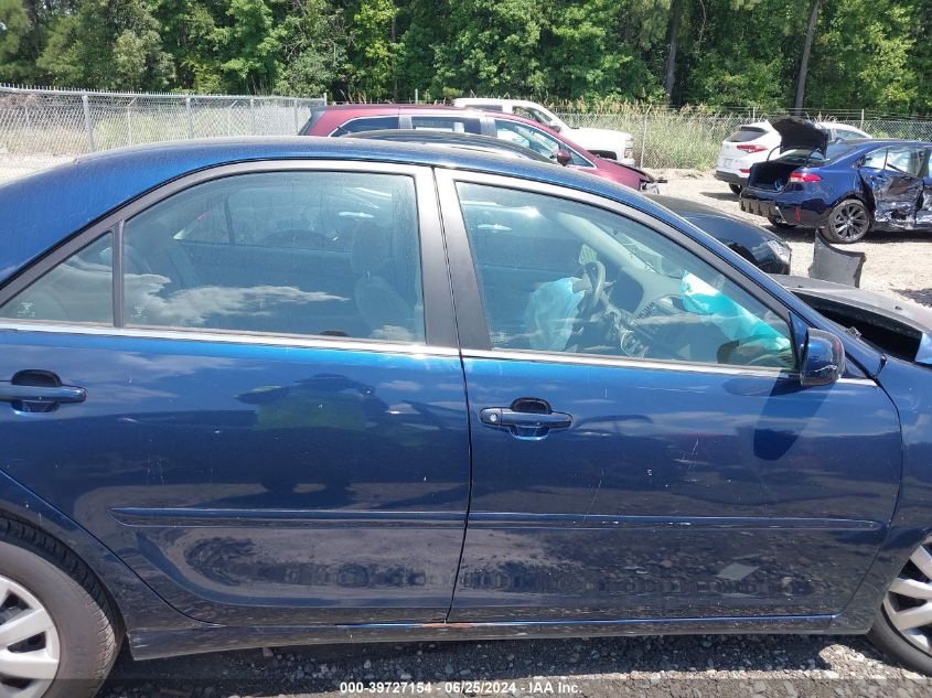 2003 Toyota Camry Le VIN: 4T1BE32K33U249458 Lot: 39727154