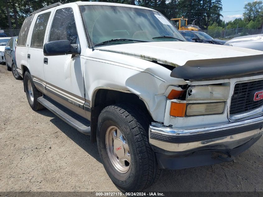 1999 GMC Yukon Sle VIN: 1GKEK13R2XJ716567 Lot: 39727175