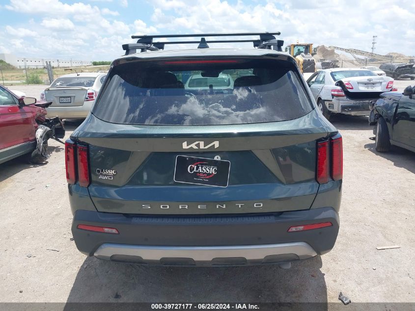 2022 KIA SORENTO EX - 5XYRHDLF5NG131241