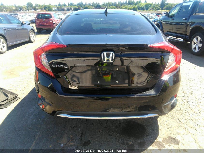 2019 Honda Civic Ex VIN: JHMFC1F34KX006076 Lot: 39727179