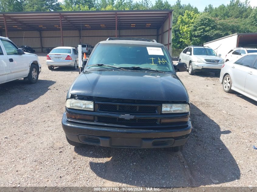 2001 Chevrolet Blazer Ls VIN: 1GNCS18W61K139231 Lot: 39727182