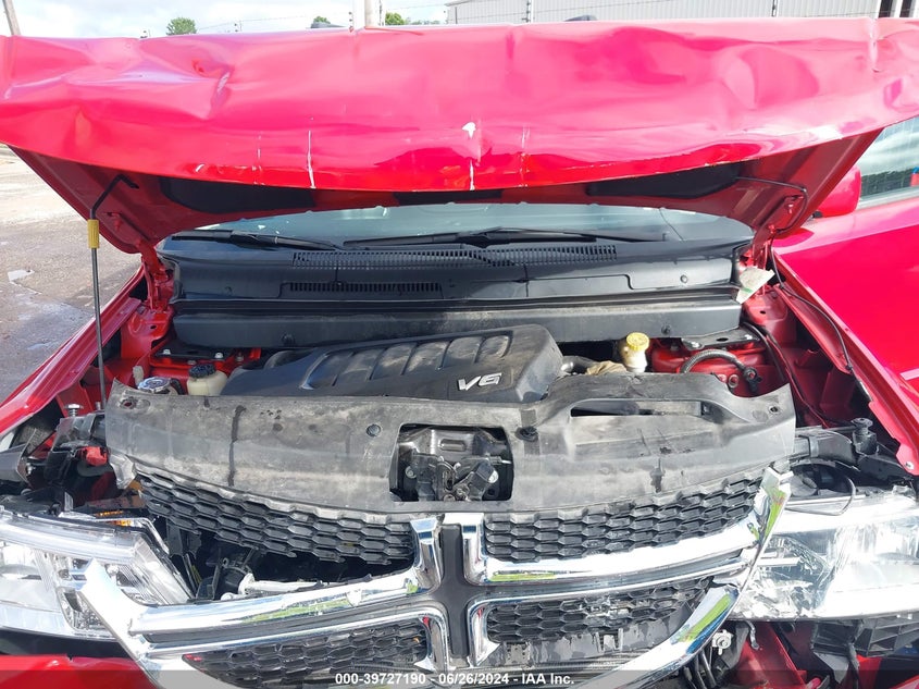 2016 Dodge Journey Sxt VIN: 3C4PDDBG4GT196378 Lot: 39727190