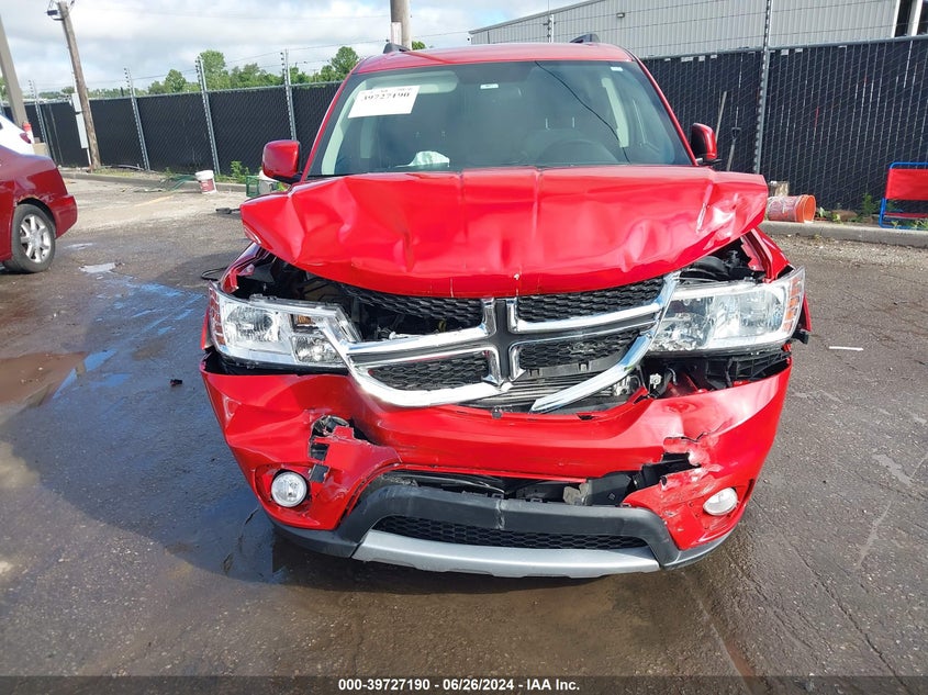 2016 Dodge Journey Sxt VIN: 3C4PDDBG4GT196378 Lot: 39727190