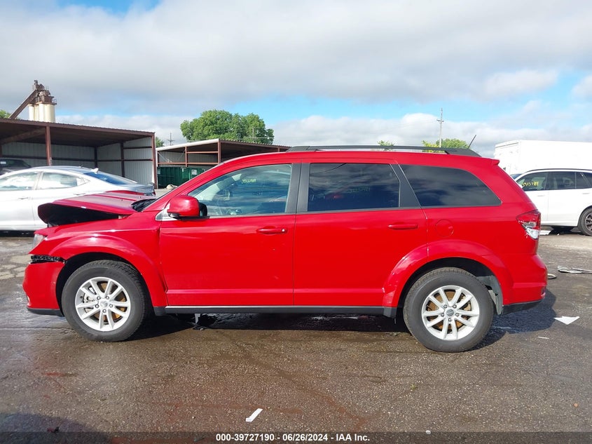 2016 Dodge Journey Sxt VIN: 3C4PDDBG4GT196378 Lot: 39727190