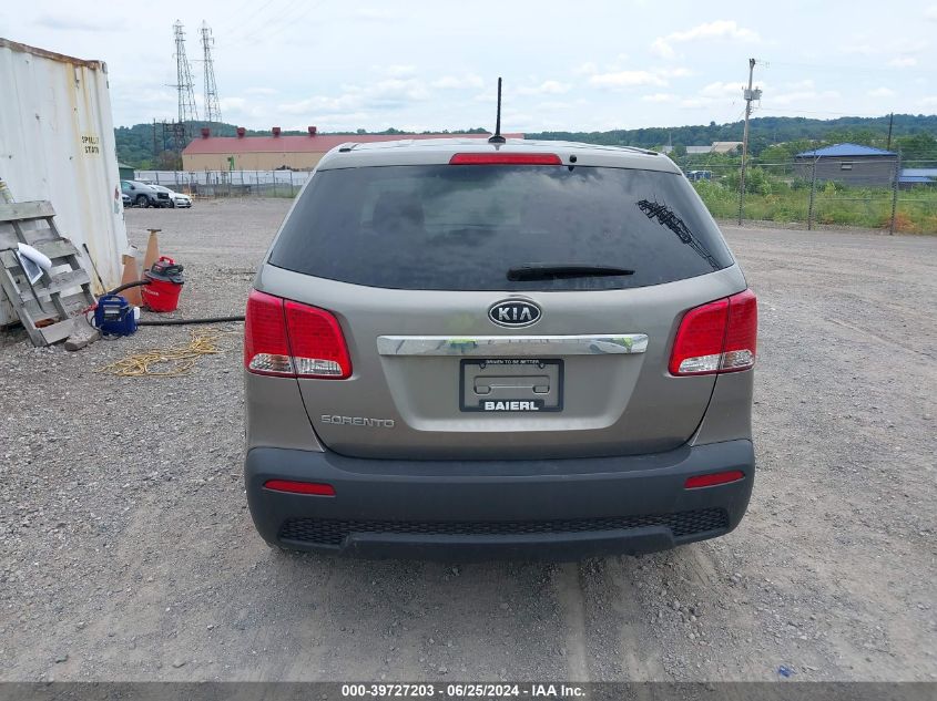 2011 Kia Sorento Lx VIN: 5XYKT3A17BG050206 Lot: 39727203