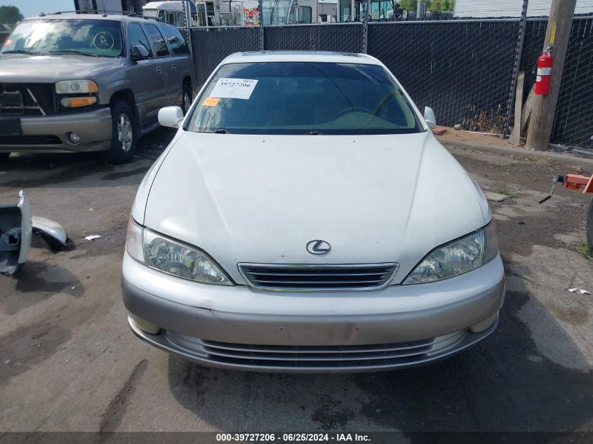 1999 Lexus Es 300 VIN: JT8BF28G8X0151312 Lot: 39727206