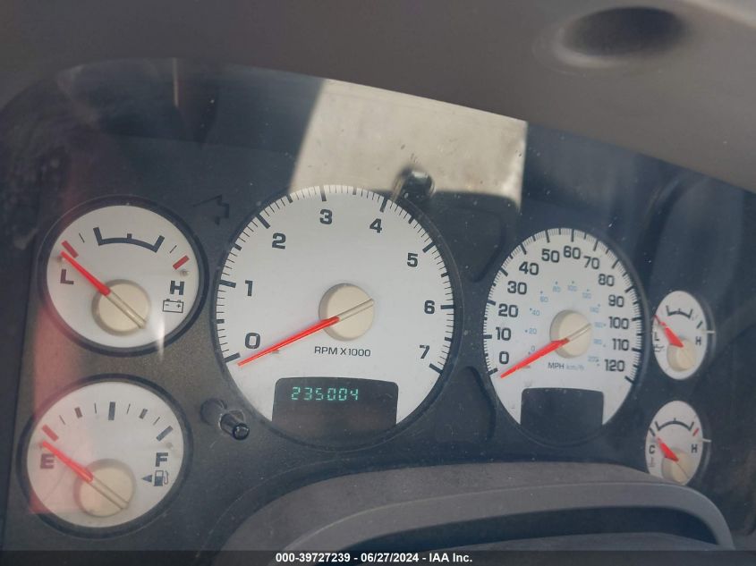 2003 Dodge Ram 1500 Slt/Laramie/St VIN: 1D7HA18D33S236816 Lot: 39727239