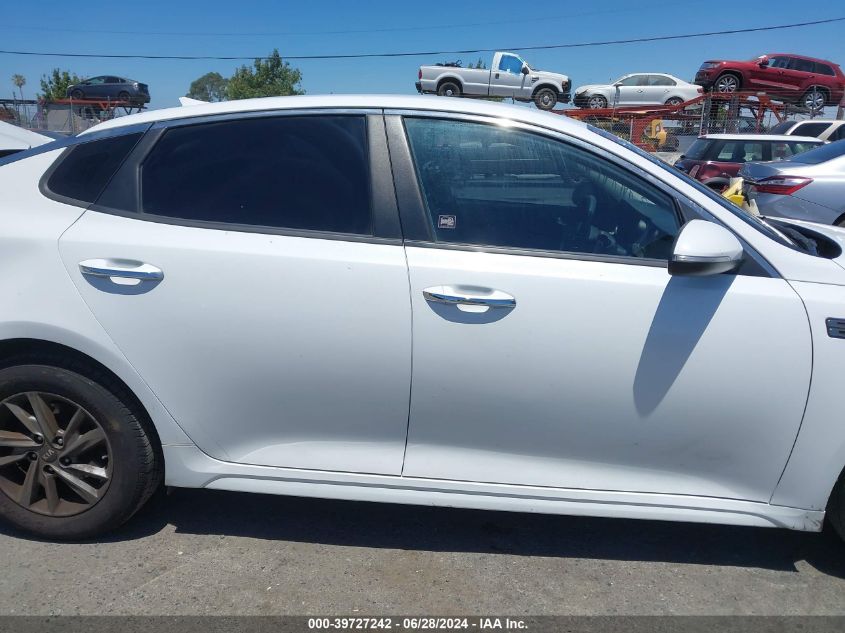 2019 Kia Optima Lx VIN: 5XXGT4L36KG298588 Lot: 39727242