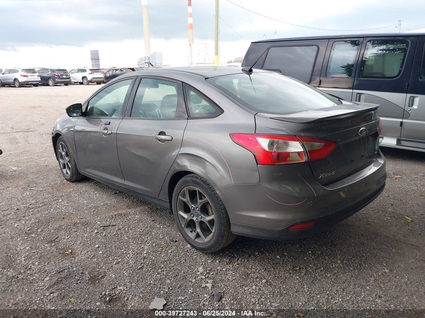 2013 Ford Focus Se VIN: 1FADP3F29DL258275 Lot: 39727243