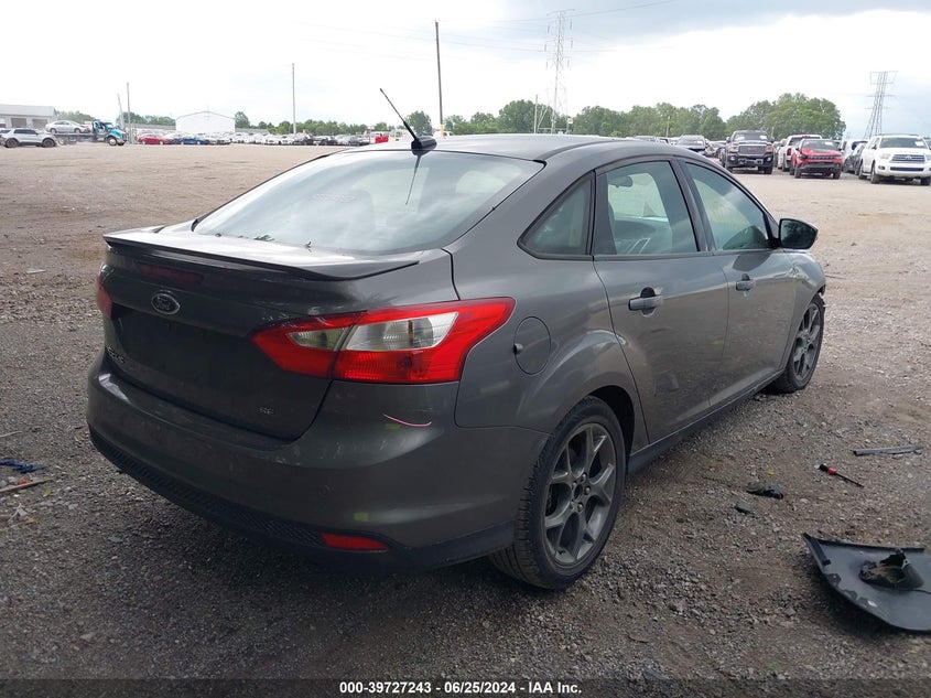 2013 Ford Focus Se VIN: 1FADP3F29DL258275 Lot: 39727243