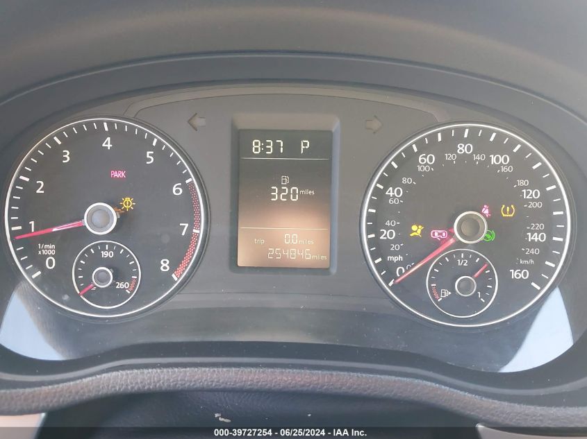 2012 Volkswagen Passat S VIN: 1VWAP7A3XCC034416 Lot: 39727254