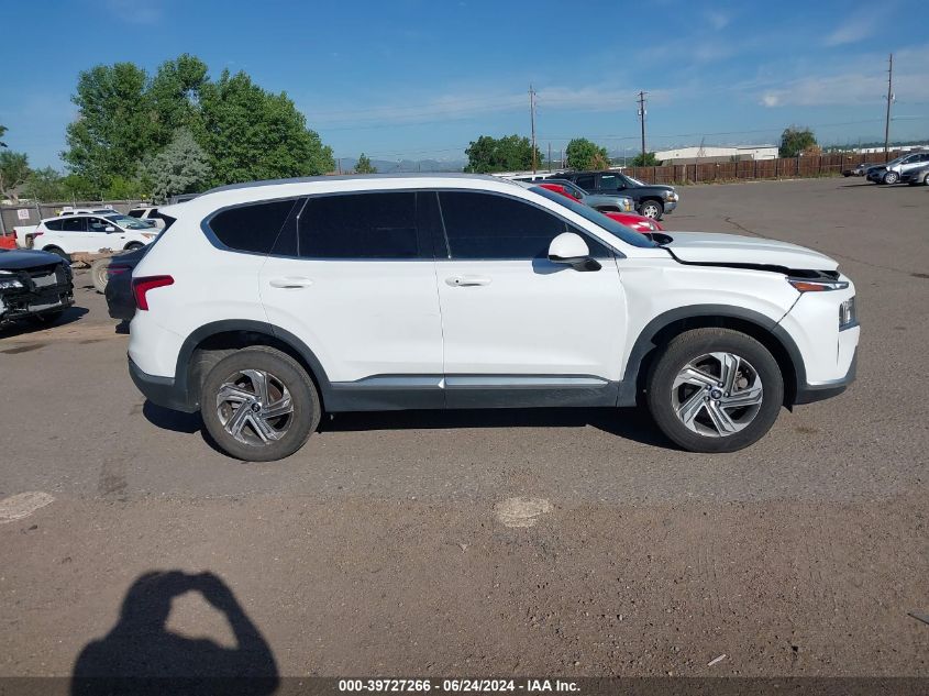 2021 Hyundai Santa Fe Sel VIN: 5NMS2DAJXMH349349 Lot: 39727266