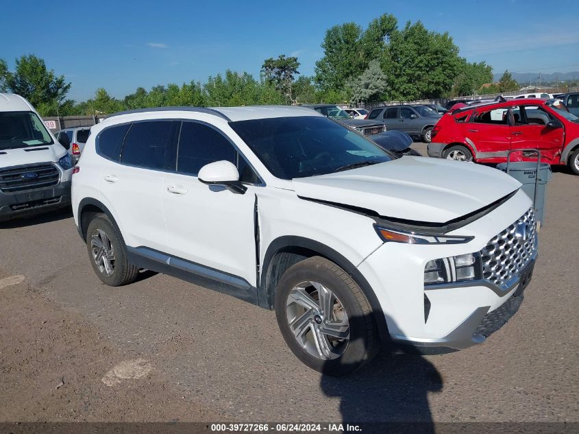 2021 Hyundai Santa Fe Sel VIN: 5NMS2DAJXMH349349 Lot: 39727266