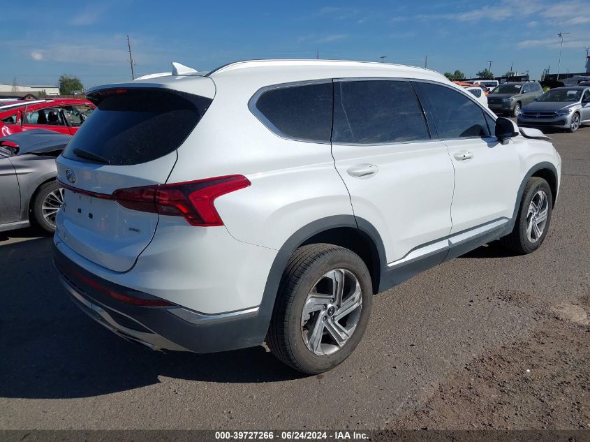 2021 Hyundai Santa Fe Sel VIN: 5NMS2DAJXMH349349 Lot: 39727266