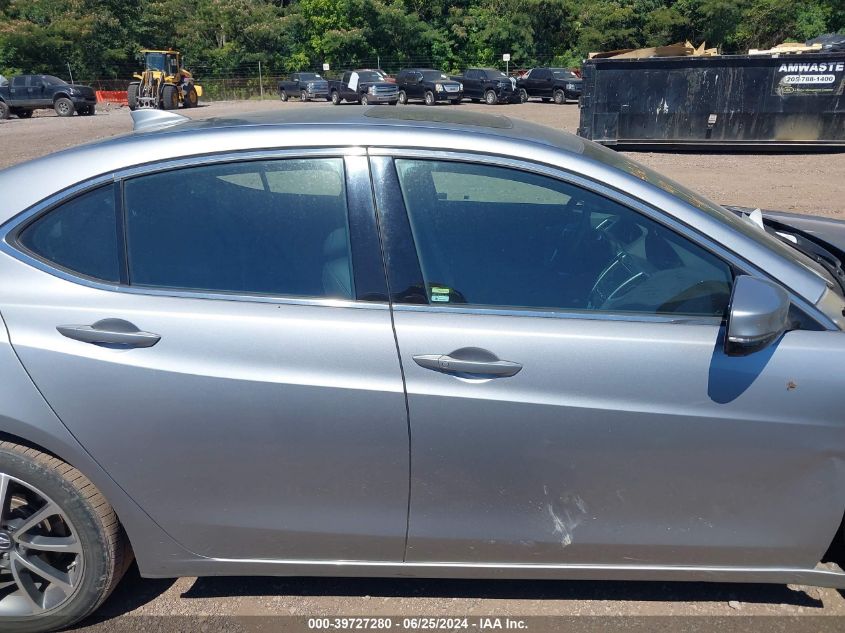 2017 Acura Tlx Technology Package VIN: 19UUB2F50HA007080 Lot: 39727280