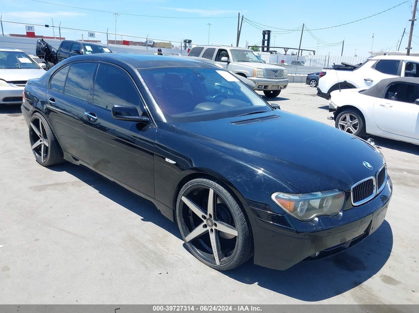 2005 BMW 745I VIN: WBAGL63505DP75332 Lot: 39727314