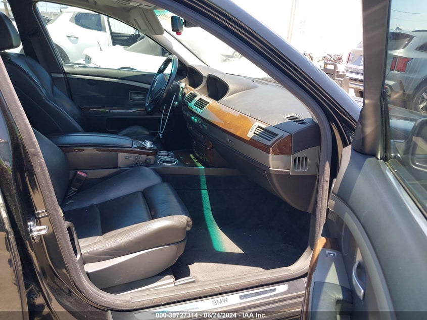 2005 BMW 745I VIN: WBAGL63505DP75332 Lot: 39727314