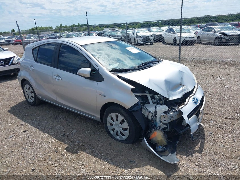 2012 Toyota Prius C Two VIN: JTDKDTB30C1516167 Lot: 39727339