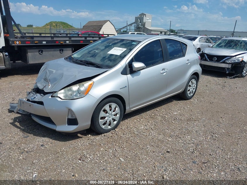 2012 Toyota Prius C Two VIN: JTDKDTB30C1516167 Lot: 39727339