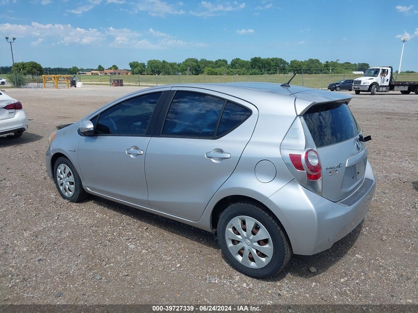 2012 Toyota Prius C Two VIN: JTDKDTB30C1516167 Lot: 39727339