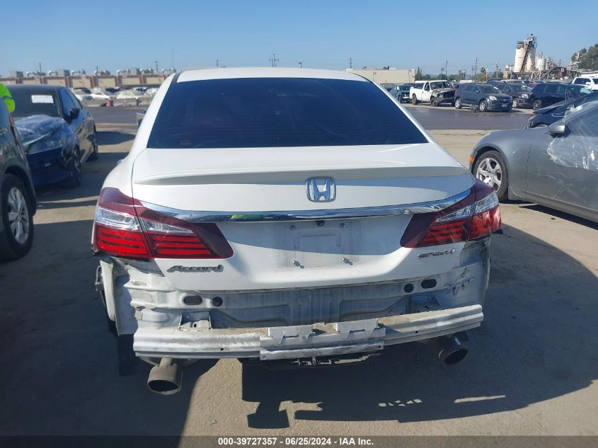 1HGCR2F58HA178313 2017 Honda Accord Sport