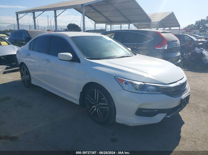 1HGCR2F58HA178313 2017 Honda Accord Sport