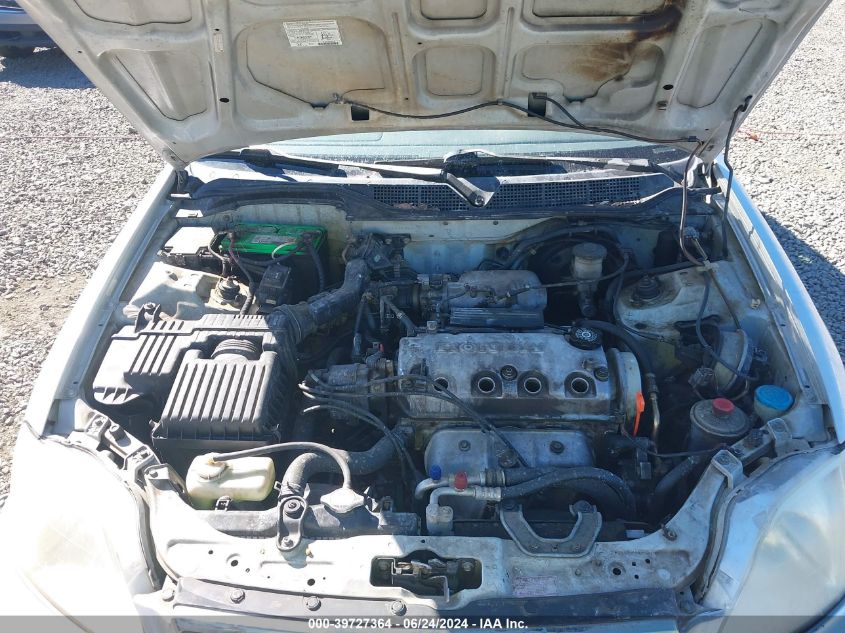 1999 Honda Civic Ex VIN: 2HGEJ8644XH562812 Lot: 39727364