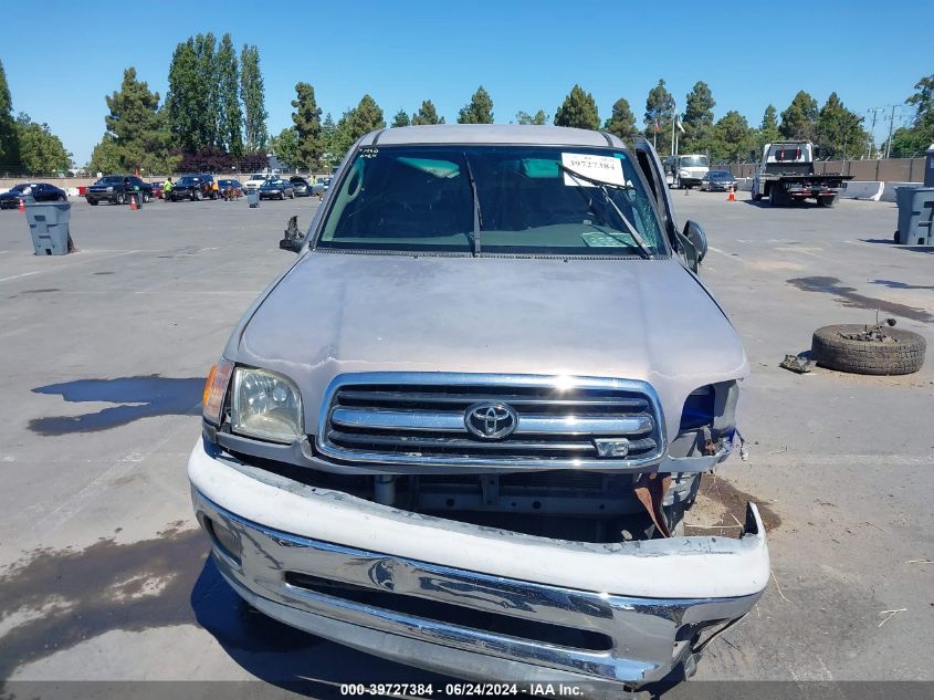 2000 Toyota Tundra Sr5 V8 VIN: 5TBRT341XYS007736 Lot: 39727384