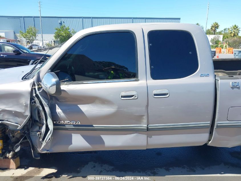 2000 Toyota Tundra Sr5 V8 VIN: 5TBRT341XYS007736 Lot: 39727384