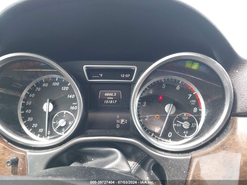 2015 Mercedes-Benz Ml 350 VIN: 4JGDA5JB6FA594054 Lot: 39727404