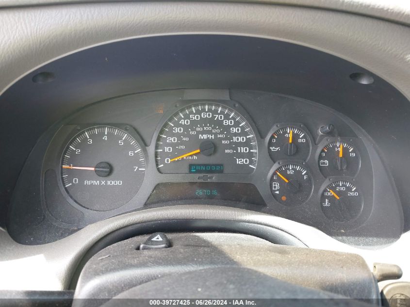 2002 Chevrolet Trailblazer Ls VIN: 1GNDS13SX22340415 Lot: 39727425