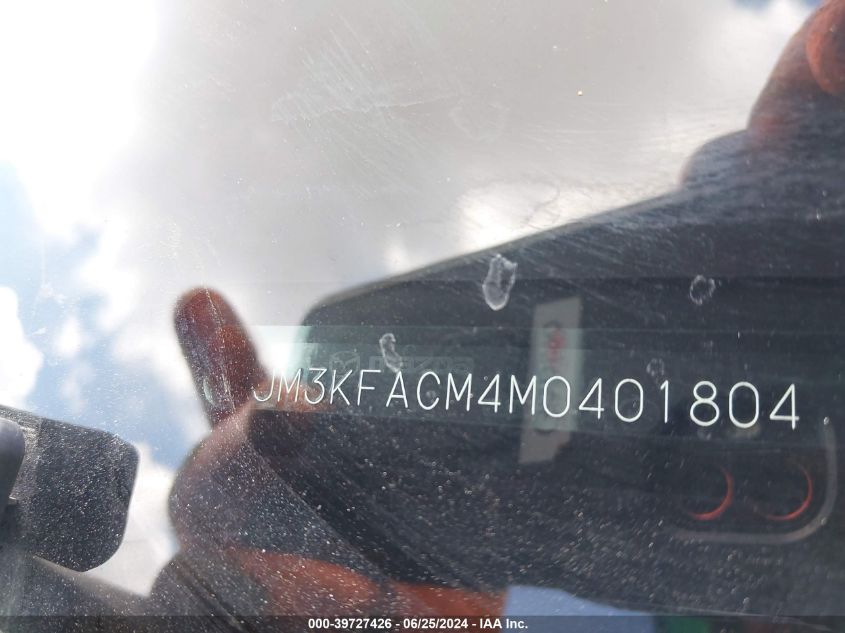 2021 Mazda Cx-5 Touring VIN: JM3KFACM4M0401804 Lot: 39727426