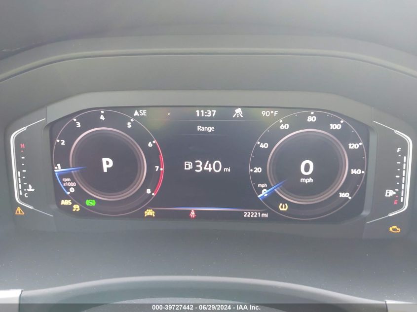 2022 VOLKSWAGEN ATLAS CROSS SPORT 3.6L V-6 DI, DOHC, V(VIN: 1V2KE2CA3NC212308